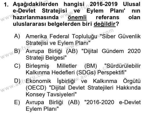 Mesleki Bilgisayar Ve Uyap Dersi 2021 - 2022 Yılı (Vize) Ara Sınavı 1. Soru