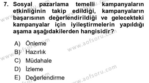 Acil Durum ve Afet Farkındalık Eğitimi Dersi 2024 - 2025 Yılı (Vize) Ara Sınavı 7. Soru