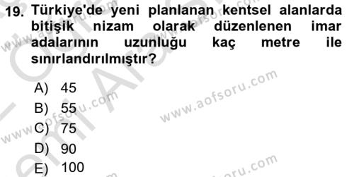 Yangın ve Yangın Güvenliği Dersi 2021 - 2022 Yılı (Vize) Ara Sınavı 19. Soru