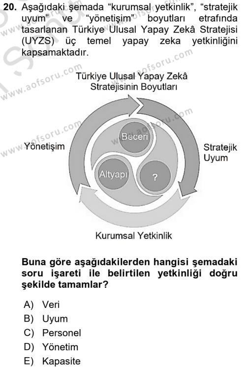 Temel Afet Bilgisi Dersi 2022 - 2023 Yılı (Final) Dönem Sonu Sınavı 20. Soru