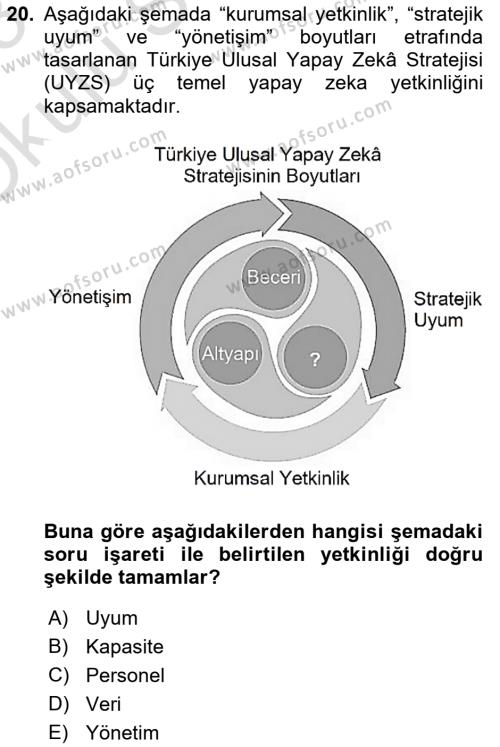 Temel Afet Bilgisi Dersi 2022 - 2023 Yılı Yaz Okulu Sınavı 20. Soru