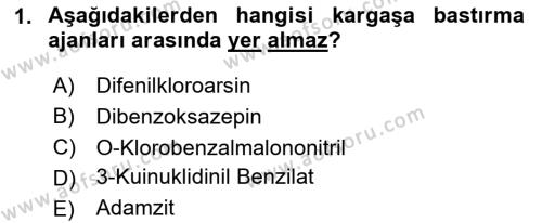 Kbrn Savunma Ve Güvenlik Dersi 2020 - 2021 Yılı Yaz Okulu Sınavı 1. Soru