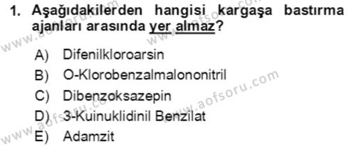 Kbrn Savunma Ve Güvenlik Dersi 2021 - 2022 Yılı (Vize) Ara Sınavı 1. Soru