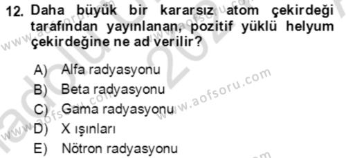 Kbrn Savunma Ve Güvenlik Dersi 2021 - 2022 Yılı (Vize) Ara Sınavı 12. Soru