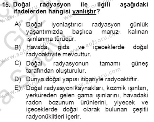 Kbrn Savunma Ve Güvenlik Dersi 2021 - 2022 Yılı (Vize) Ara Sınavı 15. Soru