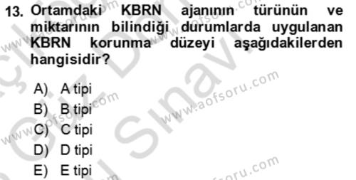 Kbrn Savunma Ve Güvenlik Dersi 2022 - 2023 Yılı (Final) Dönem Sonu Sınavı 13. Soru