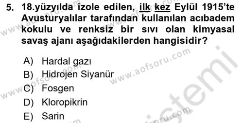 Kbrn Savunma Ve Güvenlik Dersi 2024 - 2025 Yılı (Vize) Ara Sınavı 5. Soru