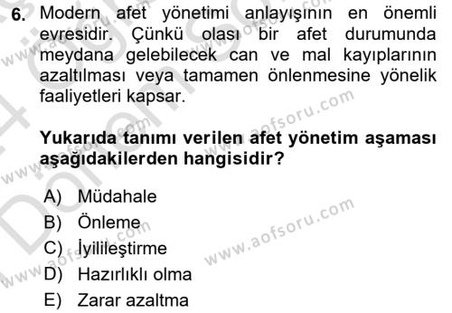 Veri Analizi Ve Değerlendirme Dersi 2023 - 2024 Yılı (Final) Dönem Sonu Sınavı 6. Soru