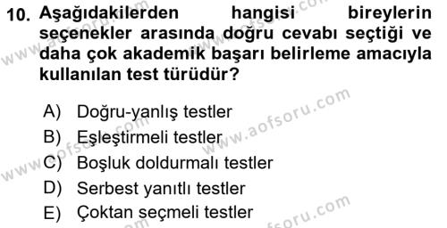 Sosyal Bilimlerde Araştırma Yöntemleri Dersi 2022 - 2023 Yılı (Final) Dönem Sonu Sınavı 10. Soru