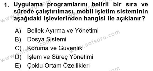 Temel Bilgi Teknolojileri 2 Dersi 2021 - 2022 Yılı (Final) Dönem Sonu Sınavı 1. Soru