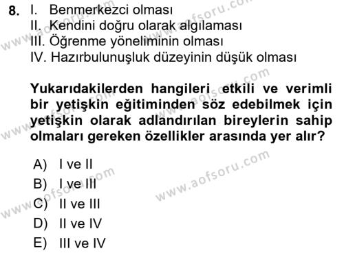 Temel Bilgi Teknolojileri 2 Dersi 2023 - 2024 Yılı (Final) Dönem Sonu Sınavı 8. Soru