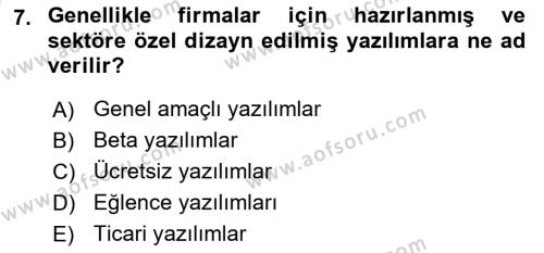 Programlama 1 Dersi 2023 - 2024 Yılı (Vize) Ara Sınavı 7. Soru