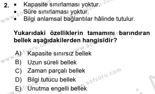 Temel Bilgi Teknolojileri Dersi 2023 - 2024 Yılı (Vize) Ara Sınavı 2. Soru