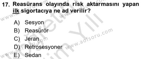 Katılım, Kalkınma Ve Yatırım Bankacılığı Dersi 2020 - 2021 Yılı Yaz Okulu Sınavı 17. Soru