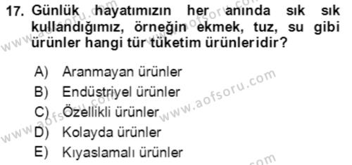 Bürolarda Temel Kavramlar Dersi 2019 - 2020 Yılı (Vize) Ara Sınavı 17. Soru