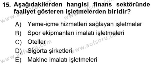 Bürolarda Temel Kavramlar Dersi 2022 - 2023 Yılı (Vize) Ara Sınavı 15. Soru