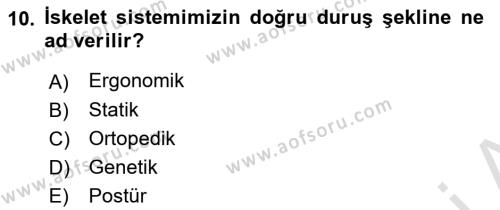 Bürolarda Temel Kavramlar Dersi 2022 - 2023 Yılı (Final) Dönem Sonu Sınavı 10. Soru