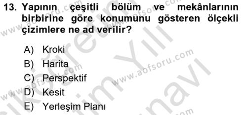 Modern Büro Yönetimi Dersi 2021 - 2022 Yılı (Vize) Ara Sınavı 13. Soru