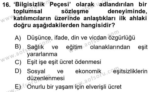 Modern Büro Yönetimi Dersi 2021 - 2022 Yılı (Vize) Ara Sınavı 16. Soru