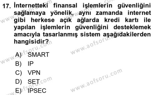 Modern Büro Yönetimi Dersi 2022 - 2023 Yılı Yaz Okulu Sınavı 17. Soru