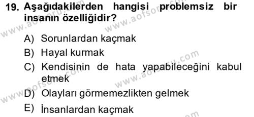 Yönetici Asistanlığı Dersi 2013 - 2014 Yılı (Vize) Ara Sınavı 19. Soru