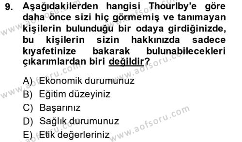 Yönetici Asistanlığı Dersi 2013 - 2014 Yılı (Final) Dönem Sonu Sınavı 9. Soru