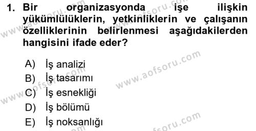 Ekip Yönetimi ve Liderlik Dersi 2023 - 2024 Yılı (Vize) Ara Sınavı 1. Soru