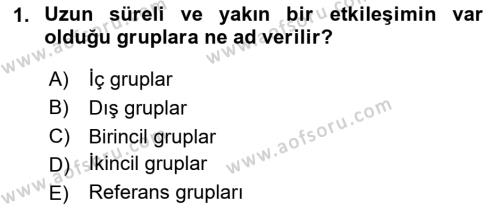 Ekip Yönetimi ve Liderlik Dersi 2023 - 2024 Yılı (Final) Dönem Sonu Sınavı 1. Soru