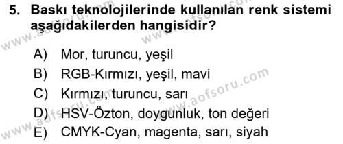 Bilgisayar Destekli Temel Tasarım Dersi 2023 - 2024 Yılı (Final) Dönem Sonu Sınavı 5. Soru