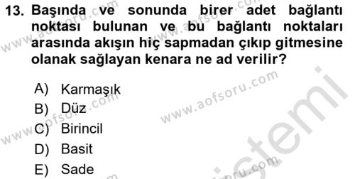 Konumsal Veritabanı 2 Dersi 2020 - 2021 Yılı Yaz Okulu Sınavı 13. Soru