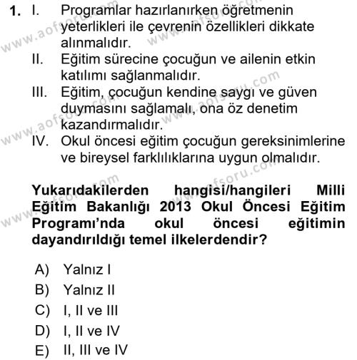 Kurum Uygulamaları Dersi 2023 - 2024 Yılı (Final) Dönem Sonu Sınavı 1. Soru