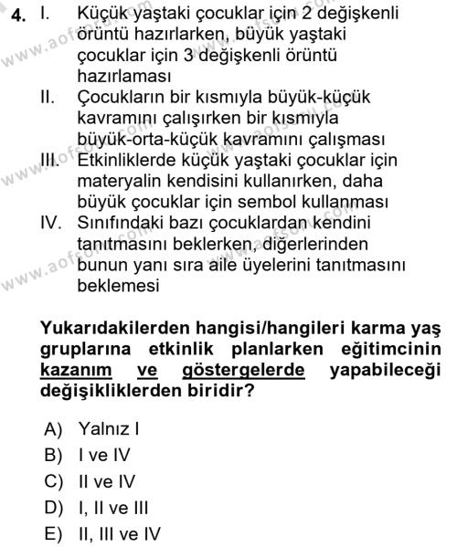 Kurum Uygulamaları Dersi 2023 - 2024 Yılı (Final) Dönem Sonu Sınavı 4. Soru