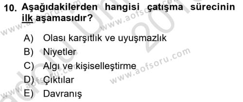 Toplantı Ve Sunu Teknikleri Dersi 2018 - 2019 Yılı 3 Ders Sınavı 10. Soru