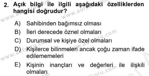 Toplantı Ve Sunu Teknikleri Dersi 2018 - 2019 Yılı (Final) Dönem Sonu Sınavı 2. Soru