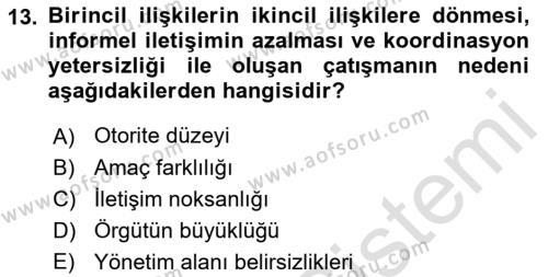 Toplantı Ve Sunu Teknikleri Dersi 2022 - 2023 Yılı Yaz Okulu Sınavı 13. Soru