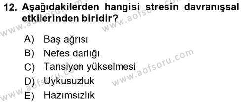 Çağrı Merkezinde Hizmet Dersi 2019 - 2020 Yılı (Final) Dönem Sonu Sınavı 12. Soru