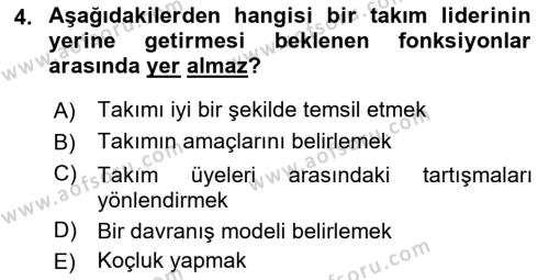 Çağrı Merkezinde Hizmet Dersi 2021 - 2022 Yılı (Final) Dönem Sonu Sınavı 4. Soru