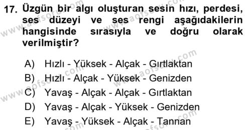 Çağrı Merkezinde Hizmet Dersi 2022 - 2023 Yılı Yaz Okulu Sınavı 17. Soru