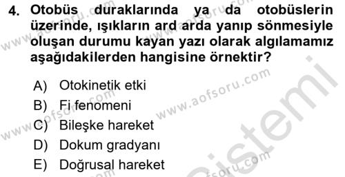 İnsan ve Davranış Dersi 2022 - 2023 Yılı (Vize) Ara Sınavı 4. Soru