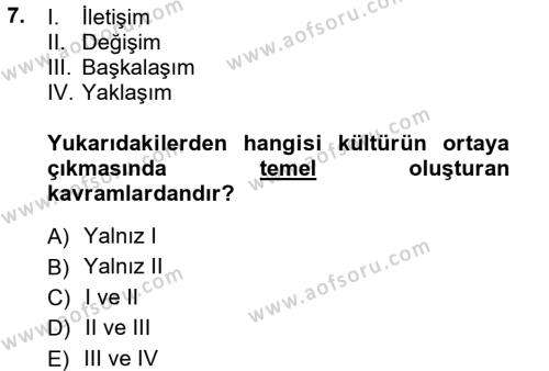 Halk Edebiyatına Giriş 1 Dersi 2012 - 2013 Yılı (Vize) Ara Sınavı 7. Soru