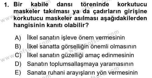 Batı Edebiyatında Akımlar 1 Dersi 2022 - 2023 Yılı Yaz Okulu Sınavı 1. Soru