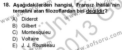 Yeni Türk Edebiyatına Giriş 1 Dersi 2012 - 2013 Yılı (Vize) Ara Sınavı 18. Soru