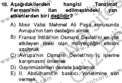 Yeni Türk Edebiyatına Giriş 1 Dersi 2013 - 2014 Yılı (Vize) Ara Sınavı 18. Soru