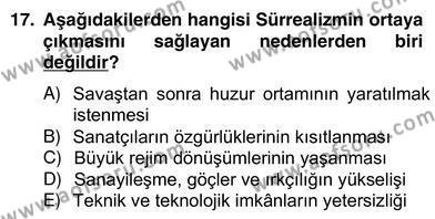Yeni Türk Edebiyatına Giriş 2 Dersi 2012 - 2013 Yılı (Vize) Ara Sınavı 17. Soru