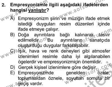 Yeni Türk Edebiyatına Giriş 2 Dersi 2012 - 2013 Yılı (Vize) Ara Sınavı 2. Soru