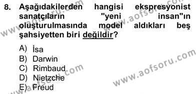 Yeni Türk Edebiyatına Giriş 2 Dersi 2012 - 2013 Yılı (Vize) Ara Sınavı 8. Soru