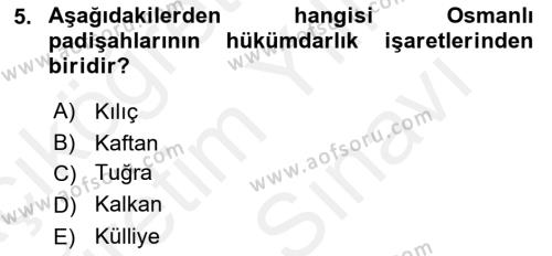 Yeni Türk Edebiyatına Giriş 2 Dersi 2018 - 2019 Yılı (Vize) Ara Sınavı 5. Soru