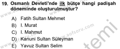 Yeni Türk Edebiyatına Giriş 2 Dersi 2018 - 2019 Yılı Yaz Okulu Sınavı 19. Soru