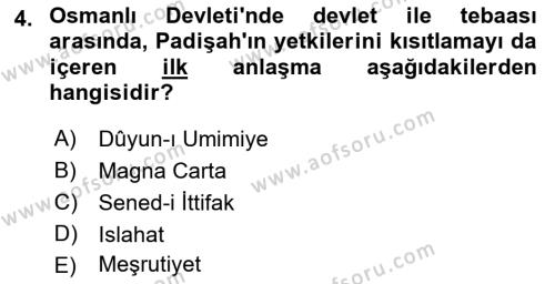 Yeni Türk Edebiyatına Giriş 2 Dersi 2018 - 2019 Yılı Yaz Okulu Sınavı 4. Soru