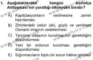 Tanzimat Dönemi Türk Edebiyatı 1 Dersi 2015 - 2016 Yılı (Vize) Ara Sınavı 1. Soru